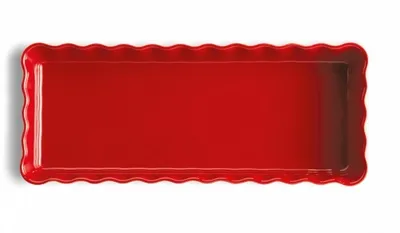 Obrázok produktu pre Emile Henry forma na koláč / forma na quiche 15 x 36 cm farba červená