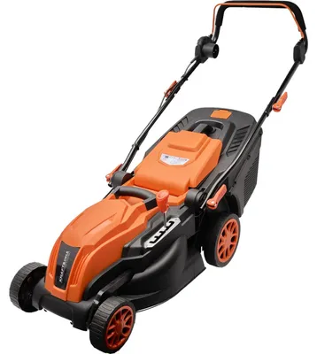Produktbild von KRAFT&DELE | Rasenmäher, bis zu 380mm, 35cm Schnittbreite, 45L Sack Rasenmäher Elektro Plus Zwei 4Ah-Akkus und Doppelladegerät, 2600 W