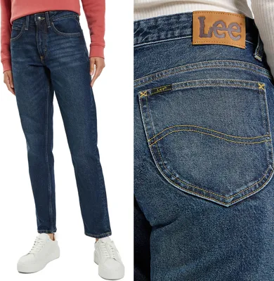 Obrázek produktu pro LEE dámské, džínové kalhoty, volný střih RIDER JEANS, W30 L31, modré, džíny, baggy jeans, buggy
