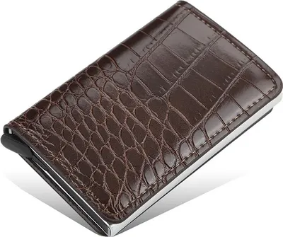 Produktbild von MINI WALLET Izmael Max - Dunkelbraune Herrengeldbörse mit RFID-Schutz KP25555