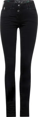 Produktbild von 24911 Cecil, Scarlett, Damen Jeans Hose, Stretchdenim, black, W 25 L 30