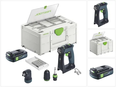 Produktbild von Festool CXS 18-Basic-Set Akku Bohrschrauber 18 V 40 Nm Brushless + 1x Akku 3,0 Ah + Systainer - ohne Ladegerät