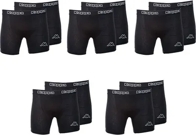 Immagine prodotto di confezione da 2 boxer Kappa nero intimo uomo S-M-L-XL-XXL, taglia:M