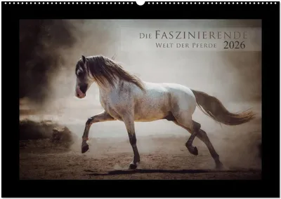 Produktbild von Die Faszinierende Welt der Pferde (Wandkalender 2026 DIN A2 quer), CALVENDO Monatskalender