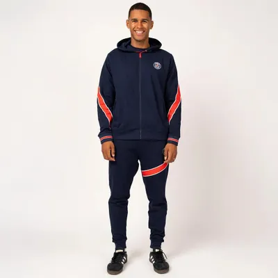 Zdjęcie produktu dla PSG męska bluza z kapturem - rozmiar S - Niebieska - bluza dla dorosłych Paris Saint-Germain - Oficjalny produkt PSG