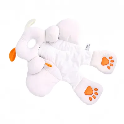 Produktbild von Baby Autositz Kissen, Kinder Sitzauflage, Neugeborene Kopfstütze, Baby Sitzkissen, Maschinenwaschbar, Autositzauflage in Hundeform, Klein