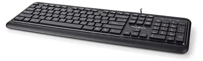 Produktbild von Nedis Kabelgebundenes Keyboard - USB-A - Multimedia - QWERTY - US-Layout - Numerische Tastatur