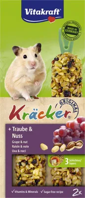 Produktbild von Hamsterleckerli Vitakraft Kräcker mit Nüssen 2 Stück 112 g