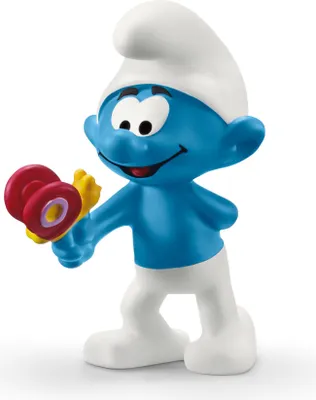 Obrázok produktu pre schleich The Smurfs Smurf with butterfly, 3 rok / roky, The Smurfs, Viacfarebný, Plast
