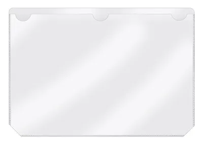 Produktbild von VELOFLEX selbstklebende Kennzeichnungstaschen - DIN A5 - PP - transparent - 50 Stück