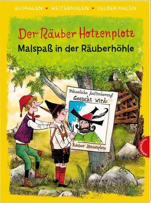 Obrázok produktu pre Der Räuber Hotzenplotz. Malspaß in der Räuberhöhle (Ausmalen, weitermalen, selber malen)