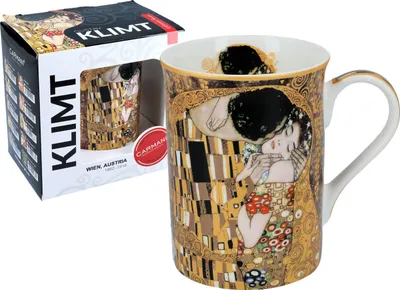 Obrázok produktu pre Klasický  hrnček - G. Klimt, Bozk (CARMANI)