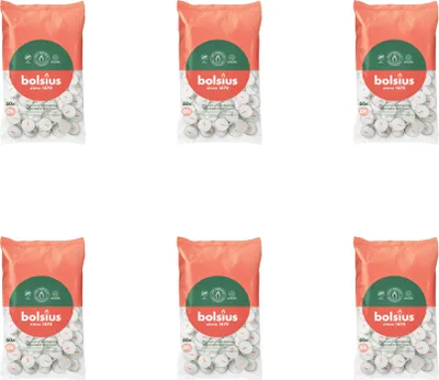 Obrázok produktu pre Bolsius - Čajové sviečky - 60 kusov v balení - Vrecko - Hodnotné balenie - 360 kusov - 6 balení