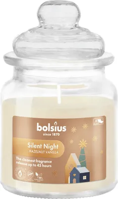 Produktbild von Bolsius Duftkerze im Glas true glow Ø 7,9 x 12,9 cm silent night