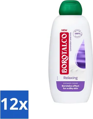 Zdjęcie produktu dla Borotalco – żel pod prysznic – relaksujący – lawenda i irys – 250 ml – opakowanie zbiorcze – 12 sztuk