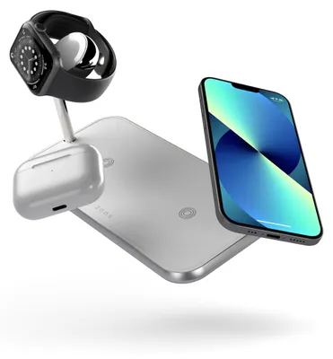 Imagen del producto de Auriculares OtterBox Zens, teléfono inteligente, reloj inteligente, color blanco. Carga inalámbrica mediante USB, carga rápida, uso en interiores