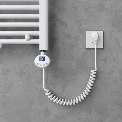 Immagine prodotto di doporro Elemento Riscaldante per Acqua Acciaio Inox, Elemento Elettrica per Radiatori da bagno 600 W concon Display LCD