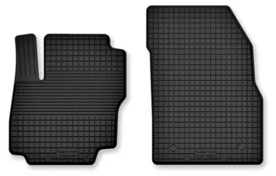 Image de Tapis avant en caoutchouc pour Nissan Leaf II 2017- (hayon) – 2 pièces, noirs, semi-universel, adapté
