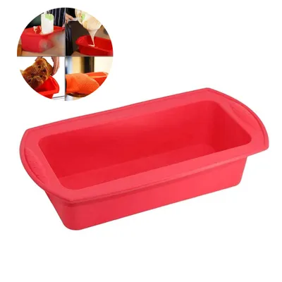 Produktbild von Silikon Brotbackform und Kastenform, 27 cm, Antihaft & Leicht zu Reinigen, Silikon Backform für Kuchen und Brote