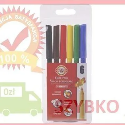 Immagine prodotto di Pennarelli a 6 colori - Koh-I-Noor