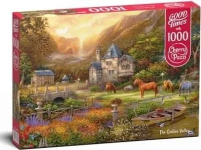 Image de Puzzle CHERRY PAZZI Golden Valley 1000 pièces