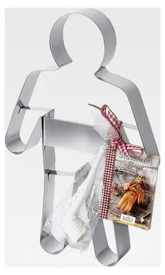 Produktbild von Ausstechform Stutenkerl, 24 cm, Edelstahl