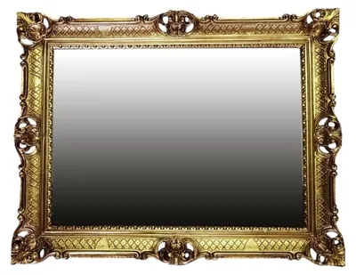 Produktbild von Barocker Wandspiegel in Gold 90x70 cm