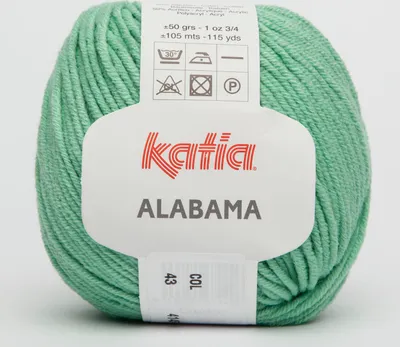 Produktbild von ALABAMA von Katia - AQUA (43) - 50 g / ca. 105 m Wolle