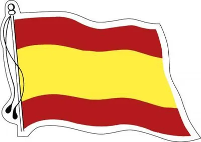 Produktbild von Aufkleber - Spanienflagge - 301292 - Gr. ca. 95 x 70 mm