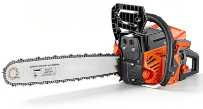 Produktbild von Benzin-Kettensäge - Motorsäge mit 50,8-cm-Schwert - 58 cm³ - 2,2 kW - 2-Takt-Motor - 11.500 U/min - Rutschfester Griff, zwei Tanks
