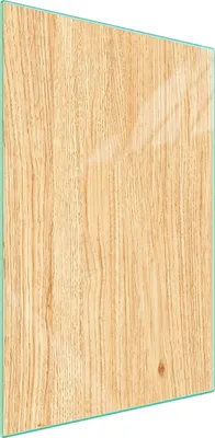 Produktbild von Herdabdeckplatte 35x52 Glaskeramikkochfeld Abdeckung Spritzschutz Glasplatte Deko Schneidebrett Holz Beige