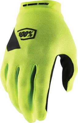 Produktbild von 100% Unisex Handschuhe Ridecamp , Neon Gelb, 2XL