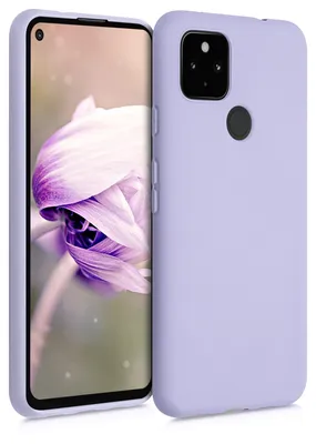 Produktbild von kwmobile Handyhülle für Google Pixel 4a 5G Hülle - TPU Case - Kabelloses Laden - Schutzhülle Cover in Lavendel