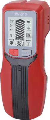 Obrázok produktu pre Stud Finder Wall Scanner Vysoko presný LCD displej Multifunkčný nástenný skenovací detektor pre elektroinštalácie Červená farba