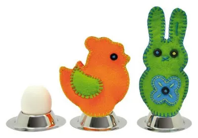 Produktbild von Eduplay Bastelset Eierwärmer Hase und Küken