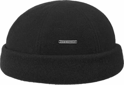 Produktbild von Stetson Mütze Uni Docker Wool/Cashmere schwarz L