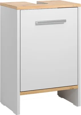 Obrázok produktu pre Spodná skrinka pod umývadlo Vicco Karli Biely/zlatý dub 38.2 x 57 cm s dverami, Model 59617