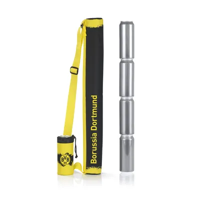 Produktbild von BVB Dosen-Kühltasche - Für bis zu 5 Halbliterdosen - 70 cm - gelb/schwarz