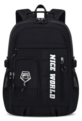 Image de Sac à dos pour garçons adolescents, imperméable, léger, noir, 29 litres, 32x20x45 cm