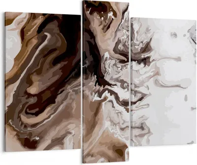 Produktbild von Bild auf Leinwand - Leinwandbild - Abstraktion modern - 95x80cm - Wand Bild - Wanddeko - Wandbilder - Leinwanddruck - Bilder - Kunstdruck - Wanddekoration - Leinwand bilder - Wandkunst - CB95x80-4073