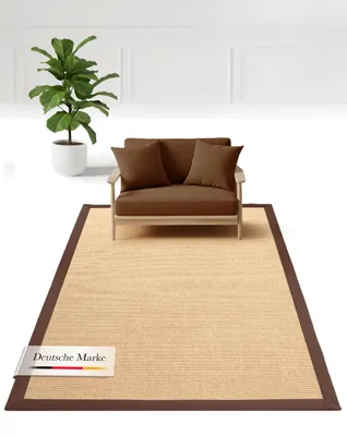 Produktbild von Sisalteppich Braun 200x290 cm | Moderner Teppich für Wohn- und Schlafzimmer