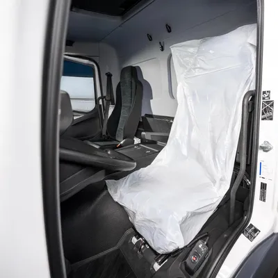 Produktbild von 250x Sitzschoner Einweg-Sitzbezug XL LKW weiß 1400 x 850 mm 13my auf Rolle