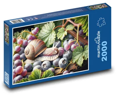 Obrázok produktu pre martinpuzzle - Puzzle 2000 - Slimák v cucoriedkach