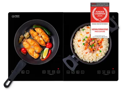 Zdjęcie produktu dla TZS First Austria Induktions-Doppelkochplatte