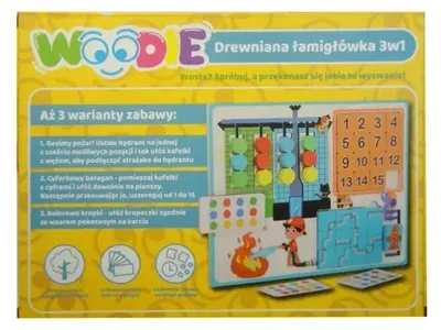 Image de Puzzle en bois 3 en 1 Woodie - SWEDE
