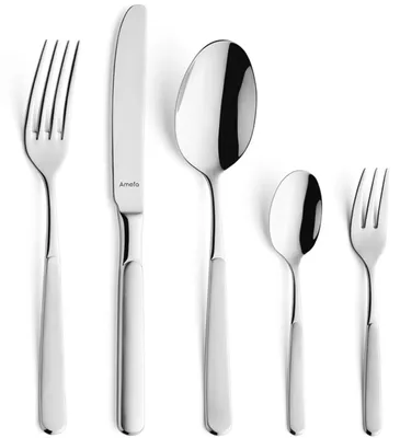 Besteckset 60-tlg. für 12 Pers., Edelstahl 18/10, spülmaschinenfest