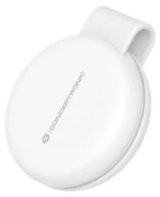 Produktbild von Conceptronic GORGON04W 2-in-1 faltbares magnetisches Qi2 25W kabelloses Ladegerät, Drinnen, AC, Kabelloses Aufladen, Weiß