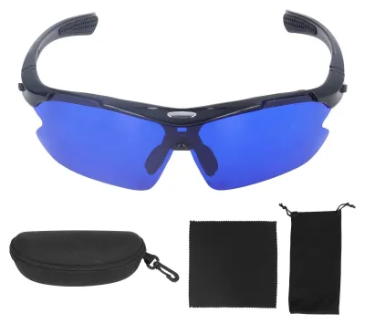 Imagen del producto de Gafas para buscar pelotas de golf con lentes azules, diseñadas para golfistas