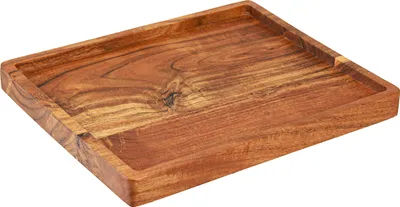 Produktbild von Deko Tablett Serviertablett Akazienholz geölt 30x25cm