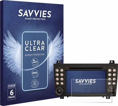 Produktbild von 6x Für Erisin ES8940S 7" Schutzfolie Savvies Displayschutz Display Schutz Folie Klar Transparent